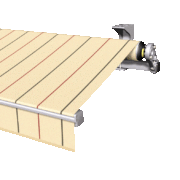 Warema 530/530 LB Gelenkarm-Markise Illustration Wandmontage