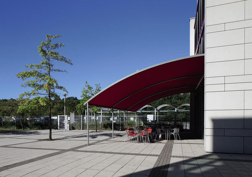 WAREMA Perea P40 - Pergola-Markise - Gebogen Gastro